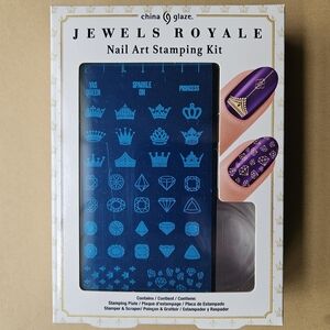 China Glaze Jewels Royale Nail Art Stamping Kit, New in Box (NIB), DIY Manicures